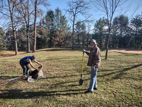 Volunteering at South & North Wood Cty Park, & Dexter Park 