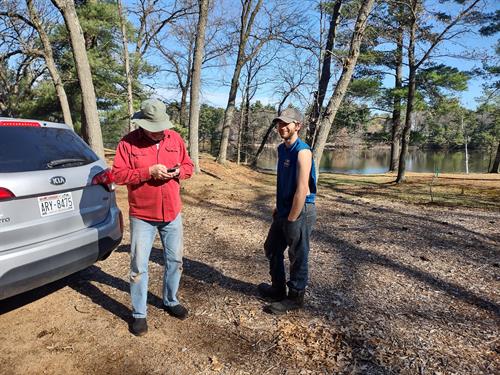 Volunteers I recruited for our second year for tree planting for Wood County Parks. 