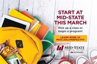 Mid-State announces spring 2025 mid-term start opportunities