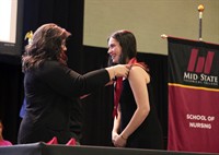 Nursing graduates recognized in Mid-State’s spring 2026 pinning ceremony