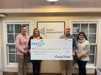 Prevail Bank donates $3,750 to Junior Achievement of Portage & Wood Counties Area
