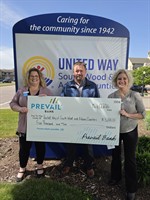 Prevail Bank Supports United Way of South Wood & Adams County with $5,000 Donation