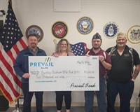 Prevail Bank Supports Buckley Baldwin VFW – Post 2534 with $2,000 Donation