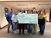Prevail Bank Supports TEAM RAPIDS with $2,000 Donation