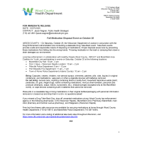 Fall Medication Disposal Event on October 25
