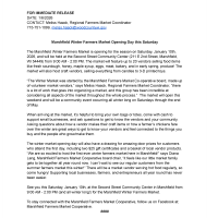 Marshfield Winter Farmers Market Opening Day this Saturday!