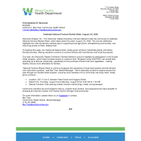 Celebrate National Farmers Market Week: August 2-8, 2026