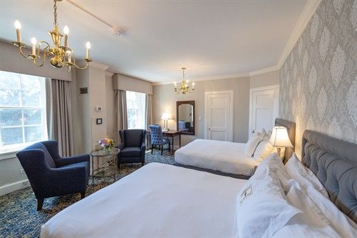 Newly updated guest rooms, many with views of the Common