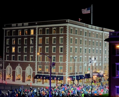 Special events include Santa on the roof to kick of the holiday season