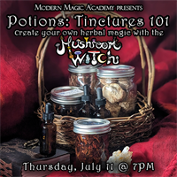 Potions: Tinctures 101 with the Mushroom Witch