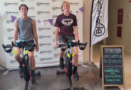Spin-a-thon charity event