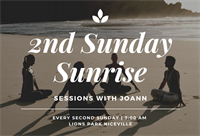 2nd Sunday Sunrise Sessions with JoAnn at Lions Park!