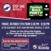 Step One Niceville's Watch Party and Tailgate for Niceville vs Mosley