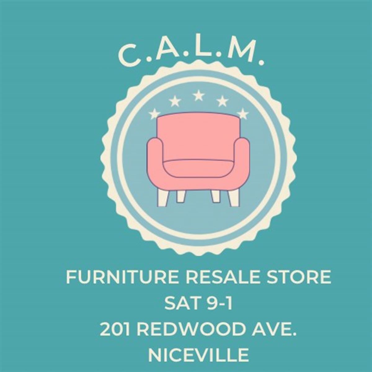 CALM Furniture Resale Store Open 9am 1pm (2nd and last Saturday of the