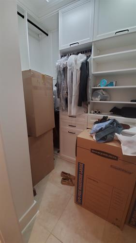 moving in - unpack