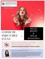 Dermatology Specialists Cosmetic Injectable Event