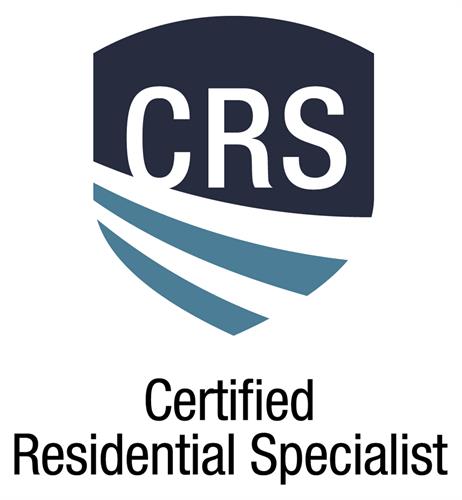 Certified Residential Specialist designation.  Less than 2% of real estate agents have earned this one. 