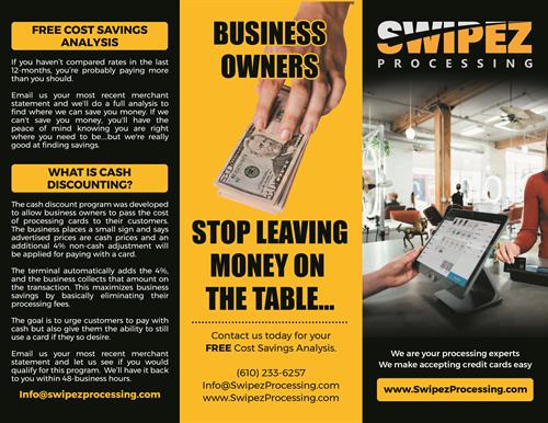 Brochure showcasing our product and services