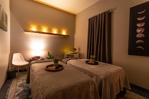 Our treatment rooms include a couples room designed for superior treatments.