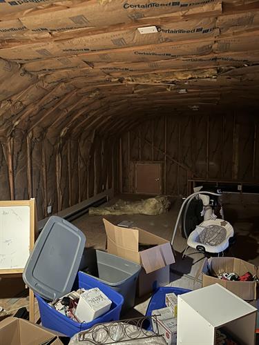 Before Attic converted into two bedrooms + full bathroom/ walk-in closet