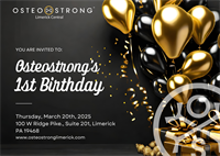 OsteoStrong Limerick Central’s 1-Year Birthday Party!