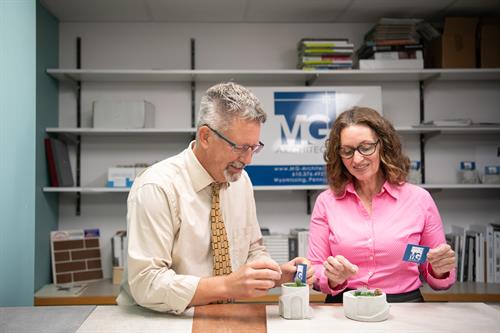 Principal Bob Conklin and Associate Suzanne Cody