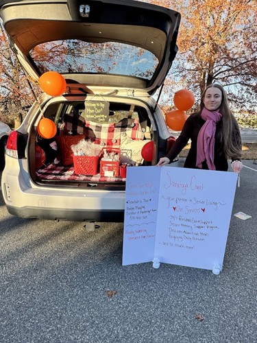 Having some fun at a local Trunk or Treat! Featuring Amber, our Director of Sales, Marketing & Admissions, and the One & Only Sanatoga Court Mom Car! 