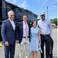 The Redevelopment Authority of Berks County receives a $14.7 million grant for renovations to bridges, tracks, and transload facilities