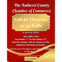 2025 Amherst Chamber Cash for Christmas 50/50 Raffle