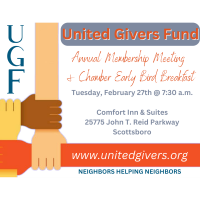 United Givers Fund Annual Membership Meeting & Chamber Early Bird Breakfast
