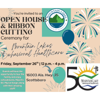 Mountain Lakes Behavioral Healthcare Ribbon Cutting and Open House