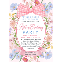 Petals and Pages Ribbon Cutting