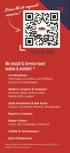 From water filters to ice cubes, or coffee/tea & juice dispensers, we keep 'em all serving!