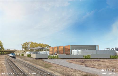 Rendering of the Doheny Desalination Facility Rendering of the Doheny Desalination Facility