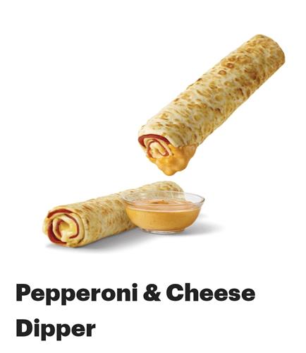 Pepperoni & Cheese Dipper Savor the timeless blend of spicy pepperoni and melty American cheese.