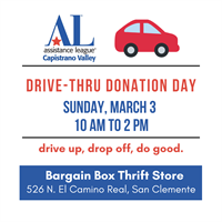 Bargain Box Drive-Thru Donation Day