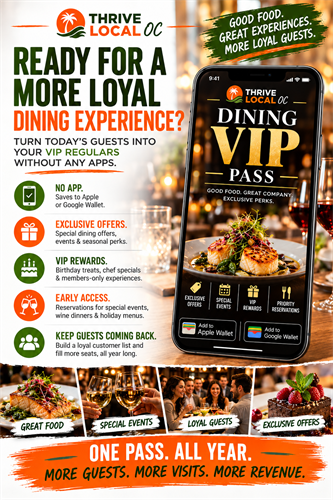 Dining (Mobile Wallet) VIP Card 