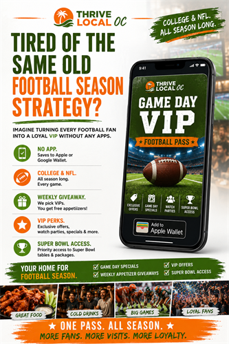 Local VIP (Mobile Wallet) game day passes