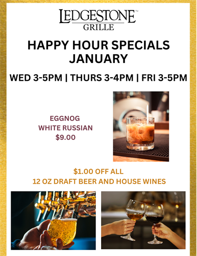 January Happy Hour!