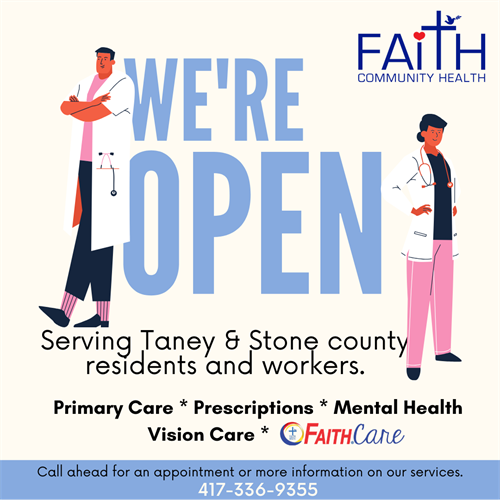 Social Media graphic for CLIENT: Faith Community Health Social Media graphic for CLIENT: Faith Community Health