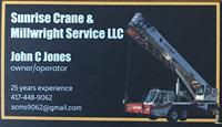 Sunrise Crane & Millwright Service, LLC Sunrise Crane & Millwright Service, LLC