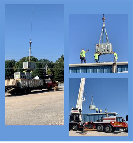 Set 10 A/C units with Long Refrigeration out of Ozark Missouri for the Elks Lodge in Kimberling City. Set 10 A/C units with Long Refrigeration out of Ozark Missouri for the Elks Lodge in Kimberling City.