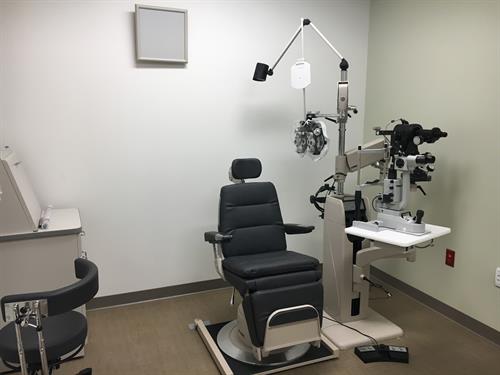 VA Clinic Optometry Exam Room