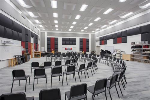 Ozark Junior High School Band and Choir Room Serves as Storm Shelter