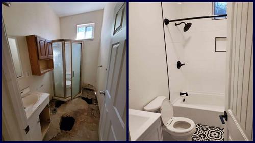 Custom Shower Renovation (Before and After)