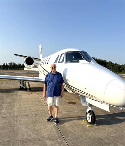 Pick up at Branson Jet Center with Larry