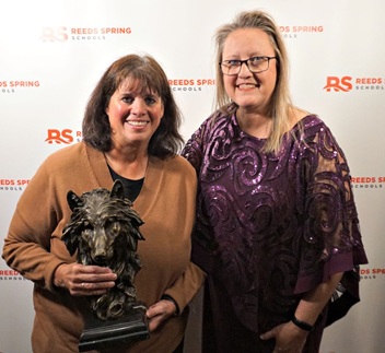 Wolf in the Darkness Community Award presented to Tracy Phillips