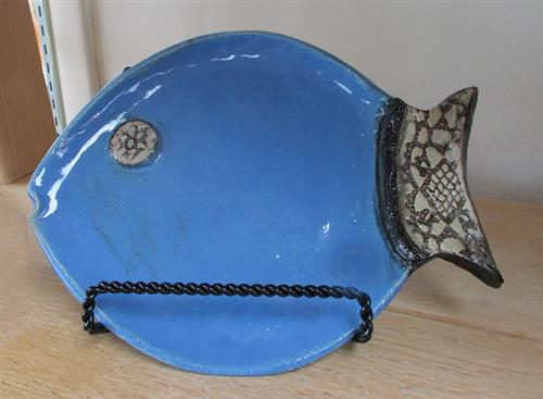Barabara Hirsh - Blue Ceramic Fish