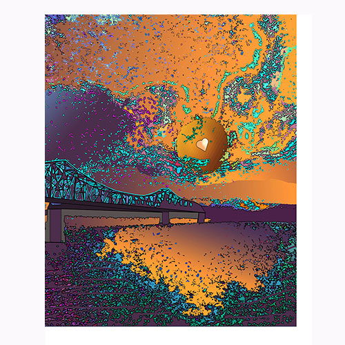 Jim Salvo - Kimberling City Bridge (Abstract) 