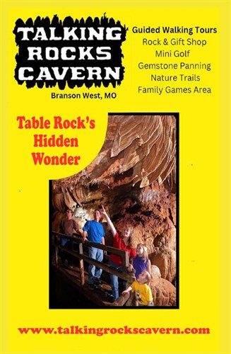 Family Adventure offered 363 Days a Year at Talking Rocks Cavern!